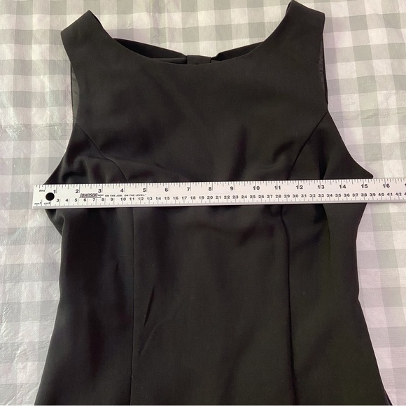 ZARA little black dress open back buckle sleeveless medium flattering film noir - Picture 8 of 12